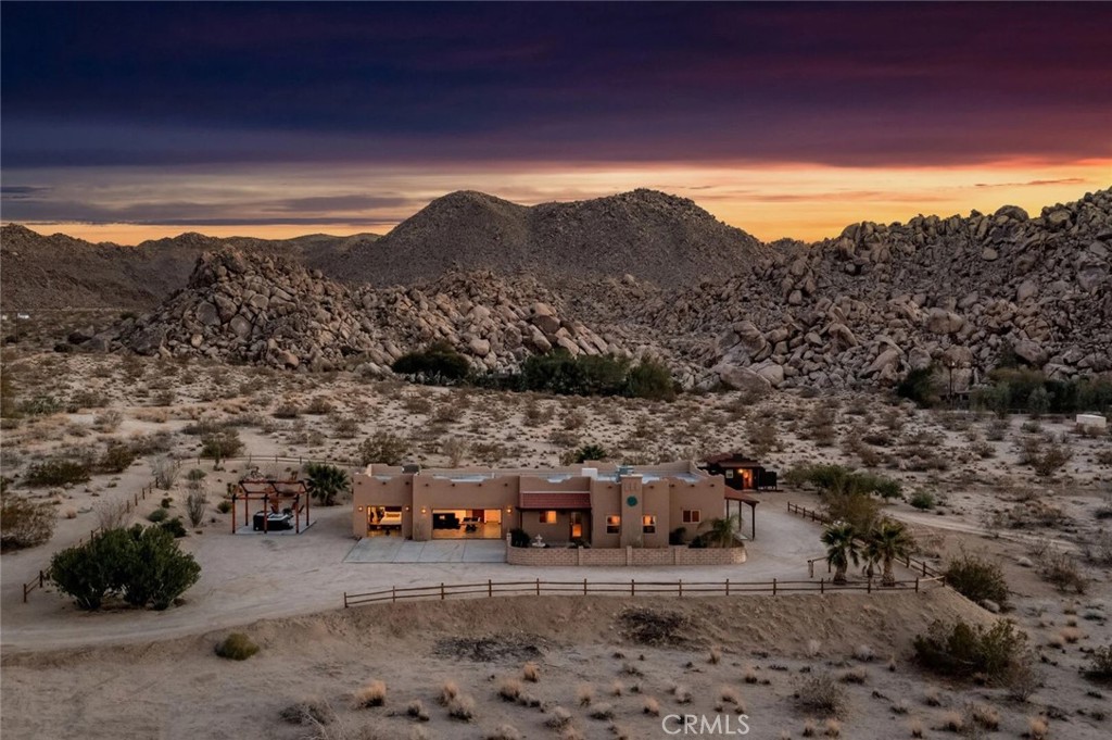 A property available for sale at 7030 Mile Square Road, Joshua Tree, CA 92252.