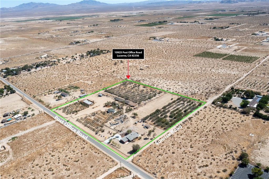 A property available for sale at 10925 Post Office Road A/B, Lucerne Valley, CA 92356.