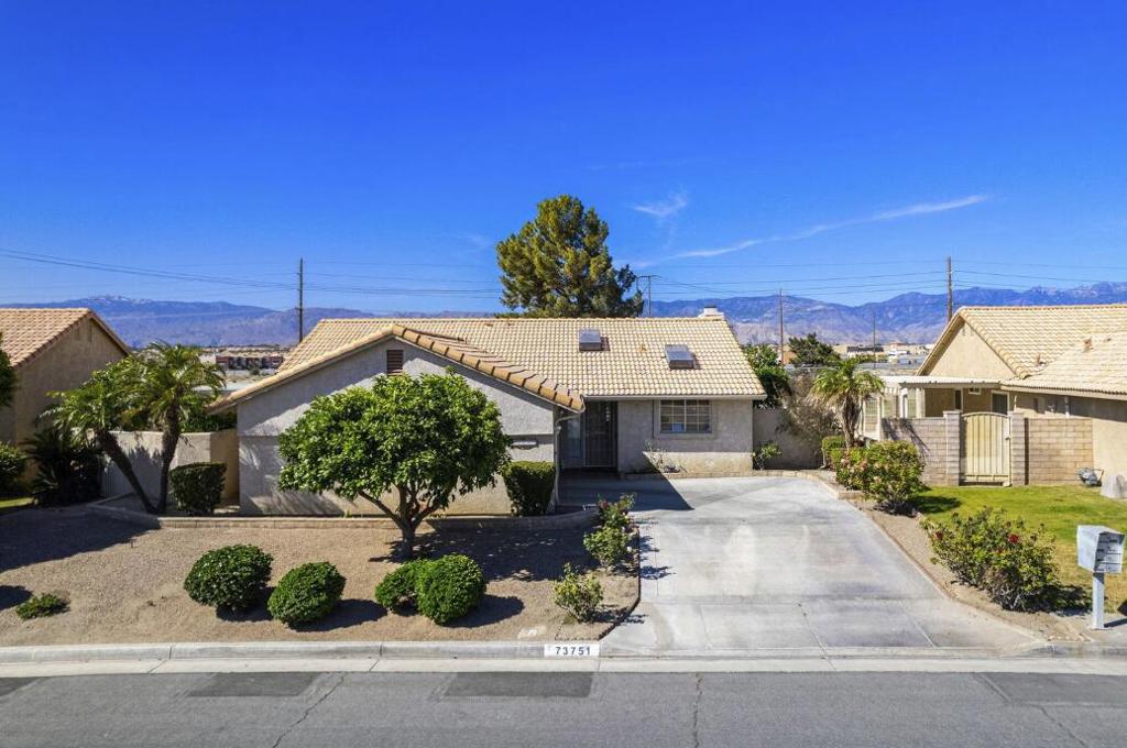 A property available for sale at 73751 White Sands Drive, Thousand Palms, CA 92276.