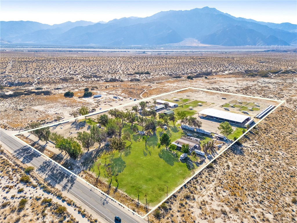 A property available for sale at 20555 Mountain View Road, Desert Hot Springs, CA 92241.