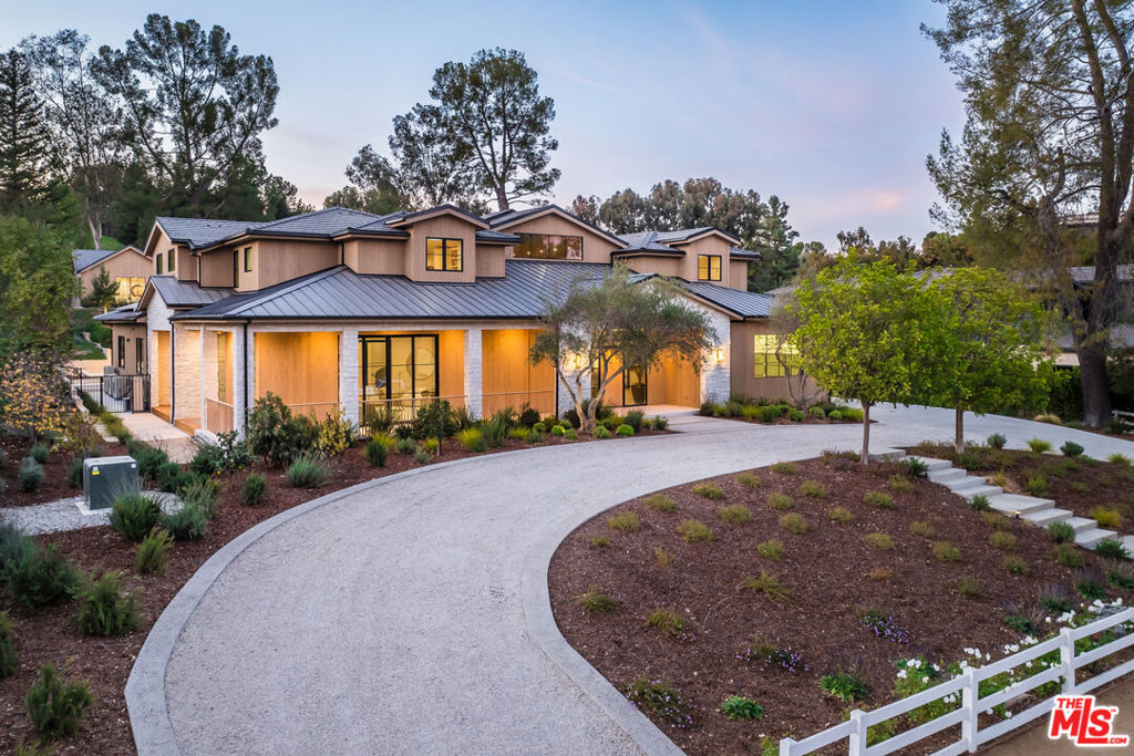 A property available for sale at 5287 Round Meadow Road, Hidden Hills, CA 91302.