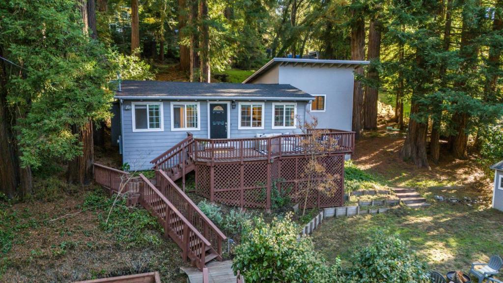 A property available for sale at 10377 Lake Boulevard, Felton, CA 95018.