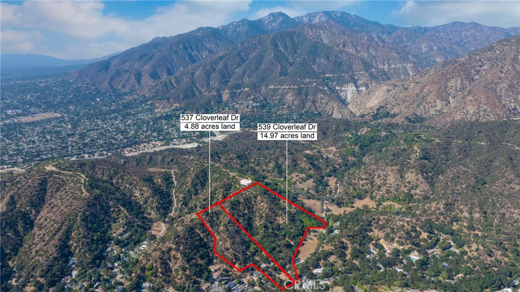 A property available for sale at 537 Cloverleaf Drive, Monrovia, CA 91016.