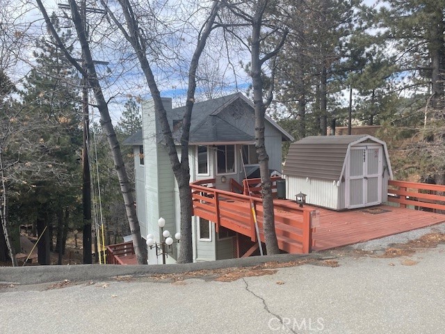 A property available for sale at 2499 Elko Drive, Running Springs, CA 92382.