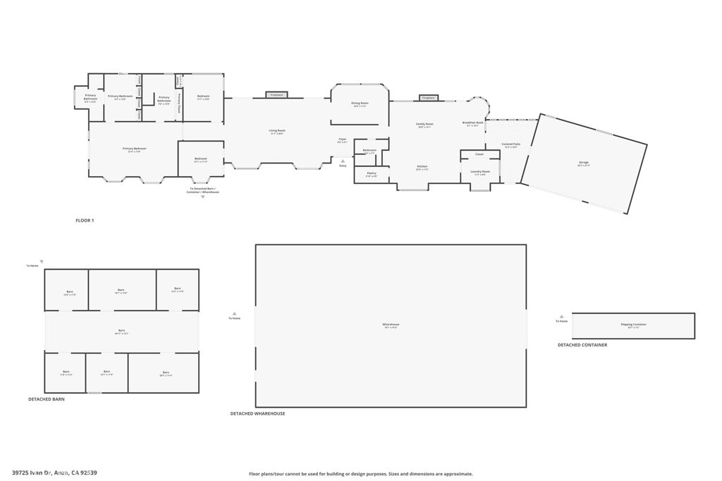 A property available for sale at 39725 Ivan Drive, Anza, CA 92539.