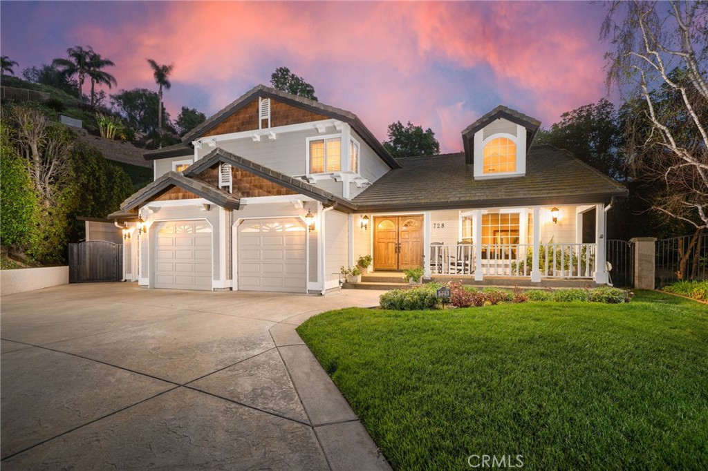 A property available for sale at 728 Beaverbrook Lane, Glendora, CA 91740.