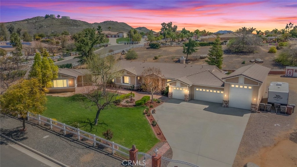 A property available for sale at 23526 Piedras Road, Perris, CA 92570.