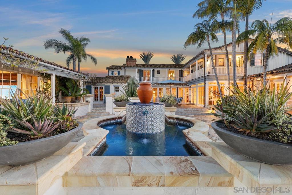 A property available for sale at 16337 Los Arboles, Rancho Santa Fe, CA 92067.