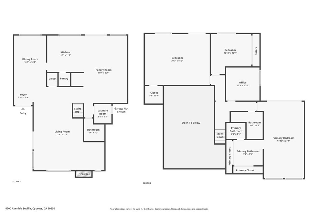 A property available for sale at 4200 Avenida Sevilla, Cypress, CA 90630.