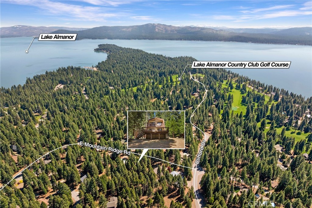 A property available for sale at 833 E Mountain Ridge Road, Almanor, CA 96137.