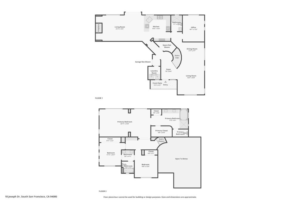 A property available for sale at 18 Joseph Drive, South San Francisco, CA 94080.