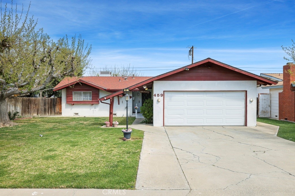 A property available for sale at 459 Roosevelt Street, Coalinga, CA 93210.