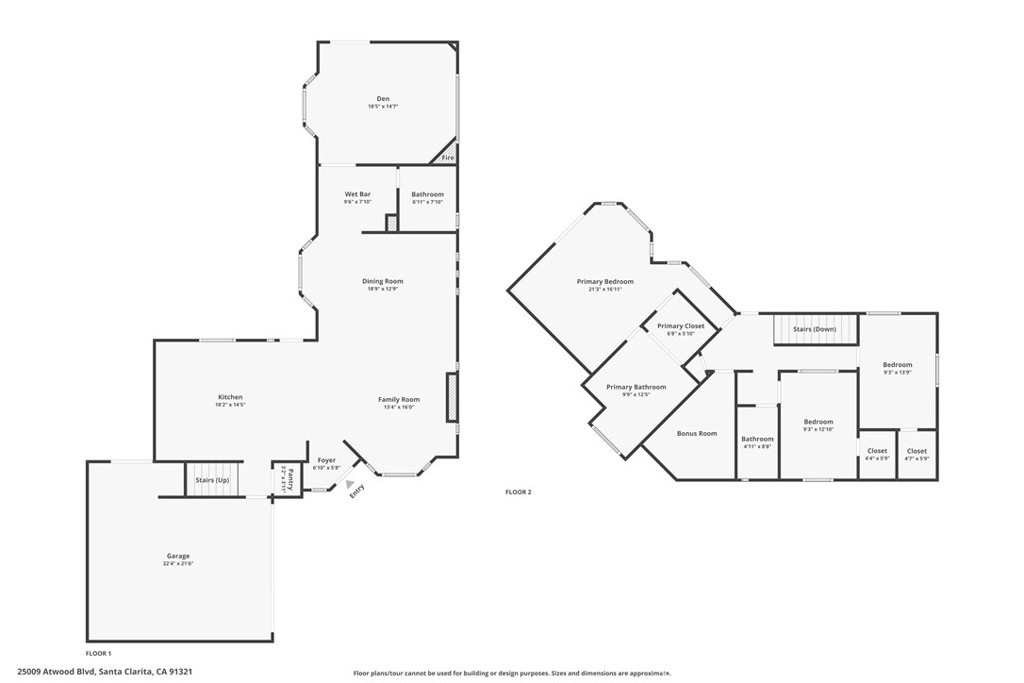 A property available for sale at 25009 Atwood Boulevard, Newhall, CA 91321.