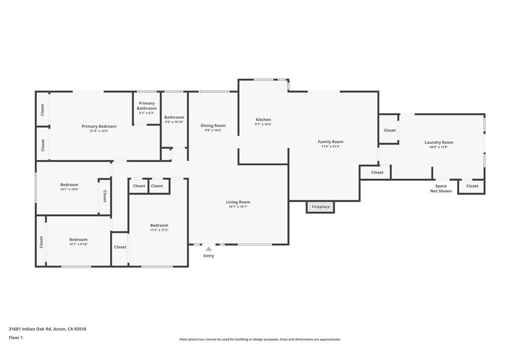 A property available for sale at 31681 Indian Oak Road, Acton, CA 93510.