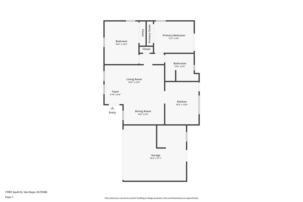 A property available for sale at 17001 Gault Street, Lake Balboa, CA 91406.