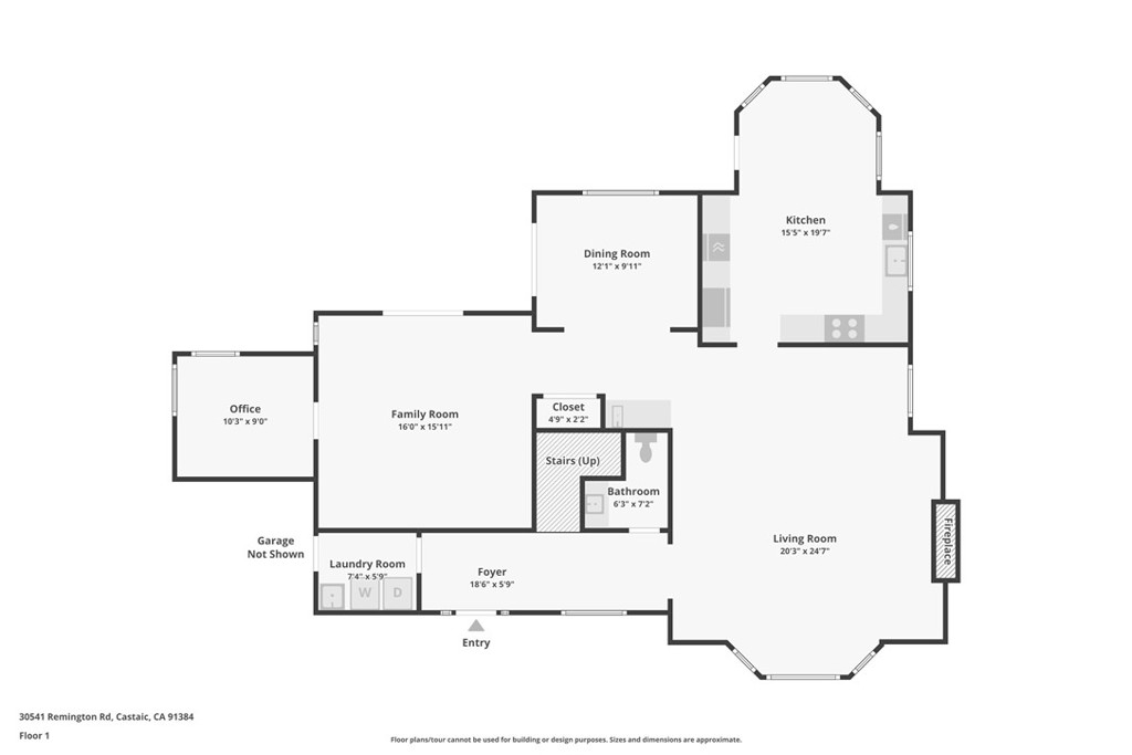 A property available for sale at 30541 Remington Road, Castaic, CA 91384.