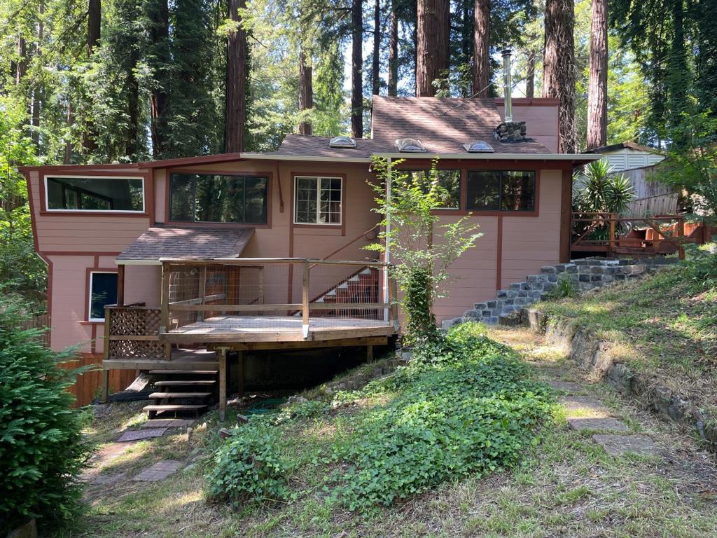 A property available for sale at 35 Sequoia Drive, La Honda, CA 94020.