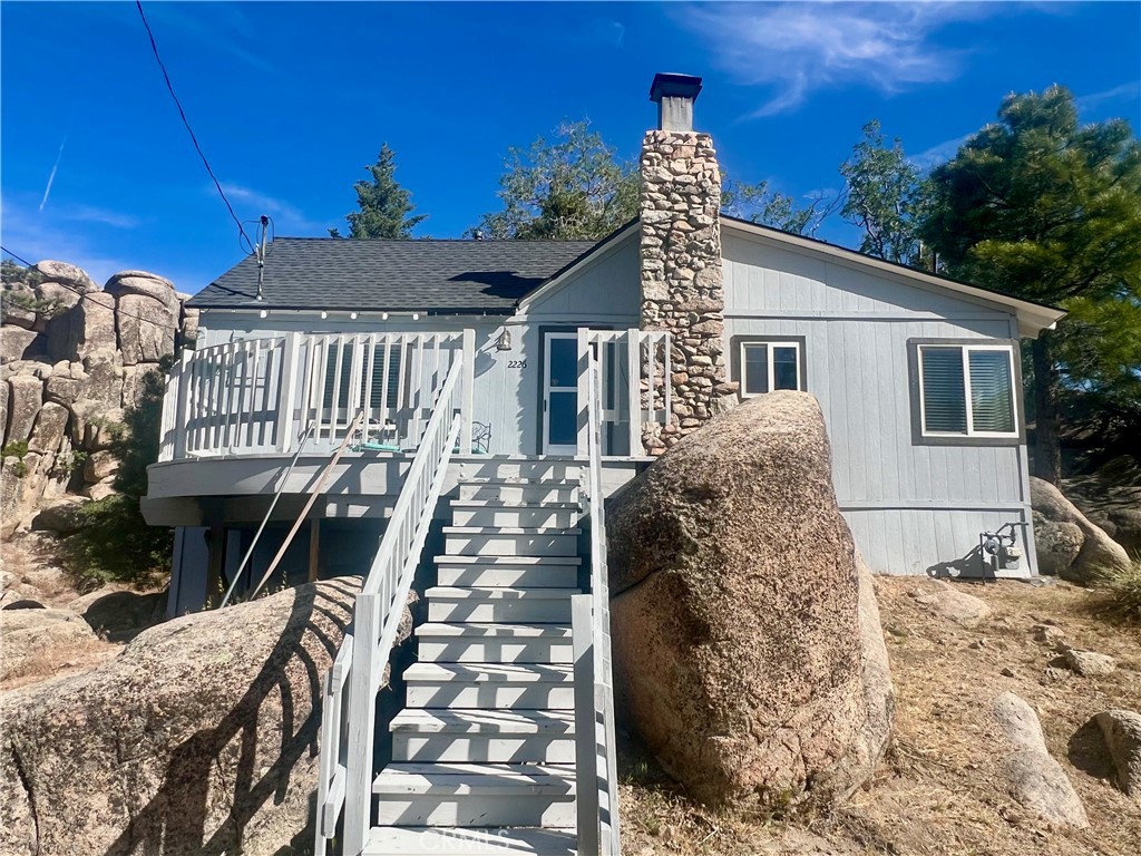 A property available for sale at 2226 Evans Drive, Arrowbear, CA 92382.