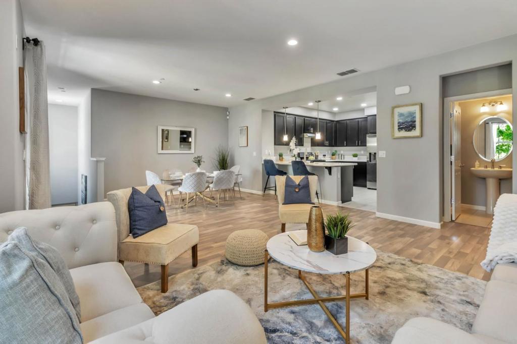 A property available for sale at 1490 Coyote Creek Way, Milpitas, CA 95035.