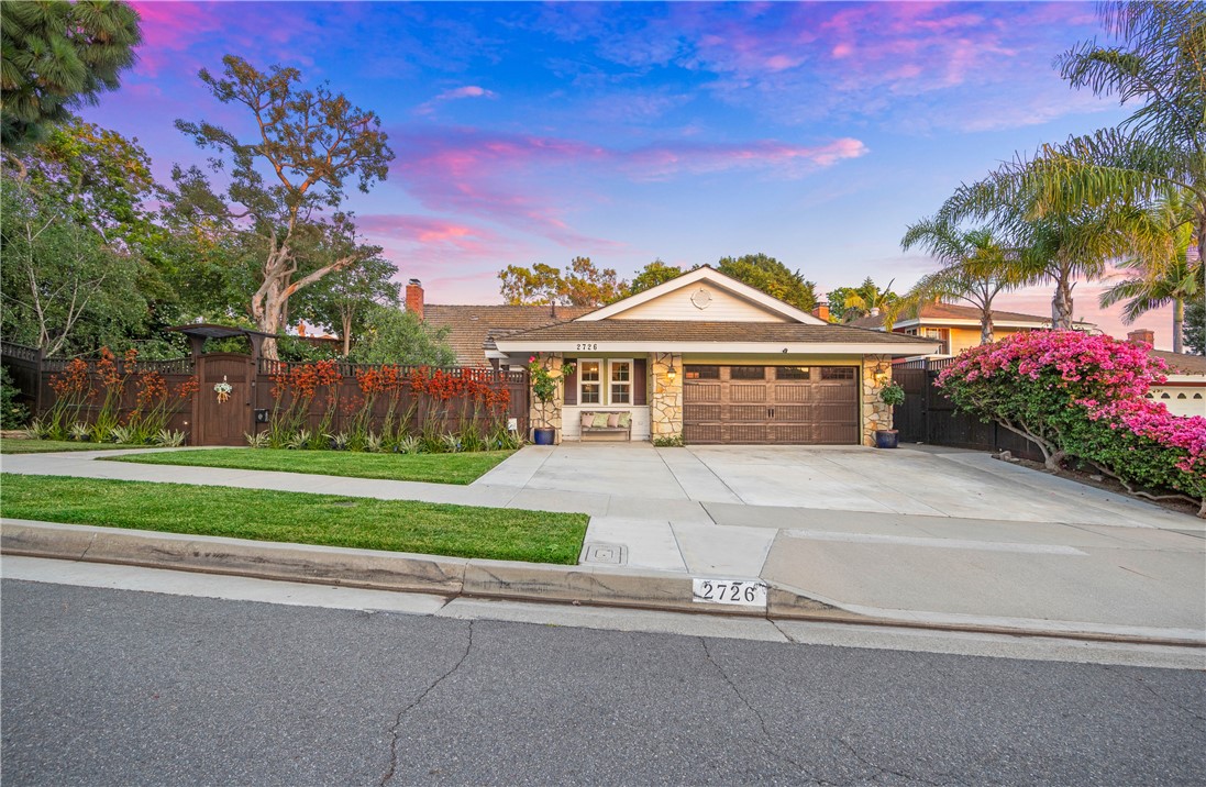A property available for sale at 2726 Cardinal Drive, Costa Mesa, CA 92626.