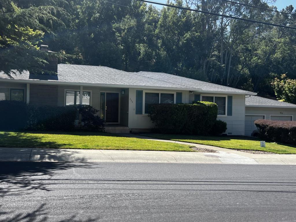 A property available for rent at 254 Mountain View Avenue, San Rafael, CA 94901.