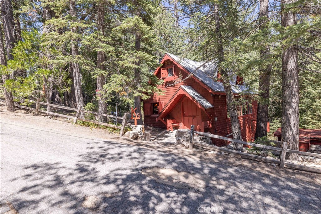 A property available for sale at 32825 Deer Lick Drive, Arrowbear, CA 92382.