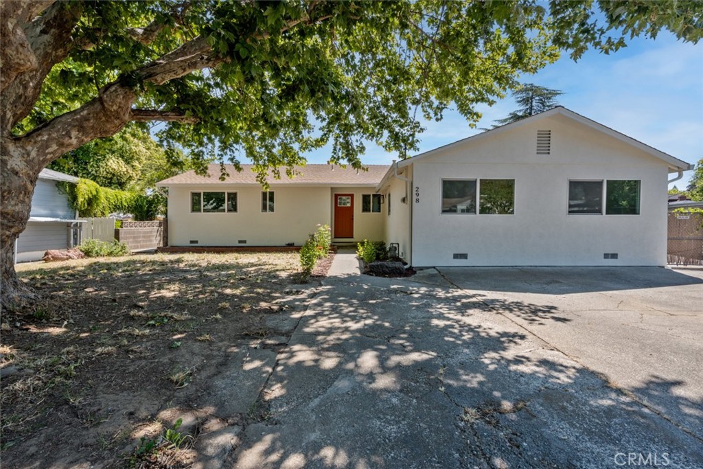 A property available for sale at 298 Warren Drive, Ukiah, CA 95482.